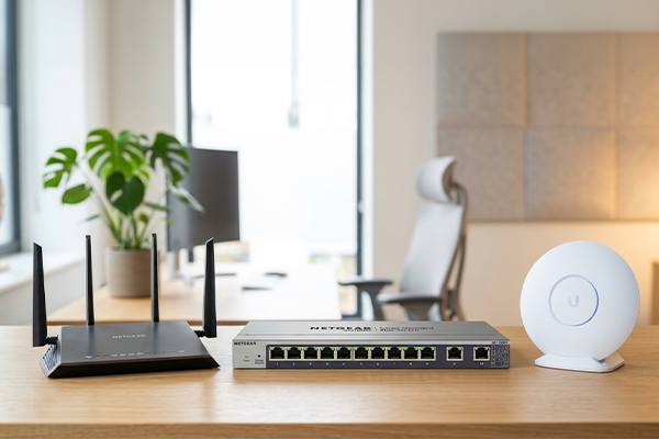 Router, switch en access point